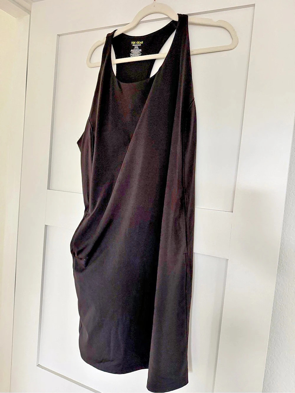 Tek Gear Ultrastretch Active Dress Black Tank Top XXL